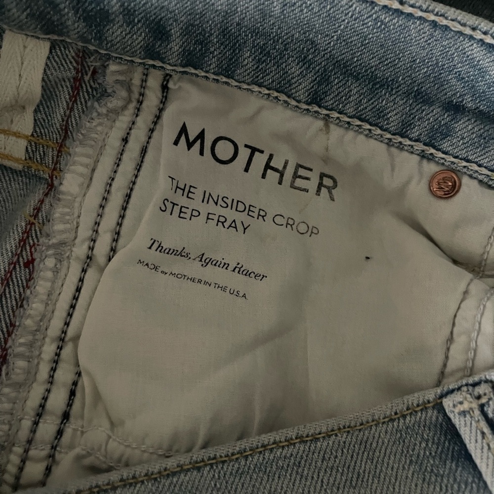 MOTHER Superior | The Insider Crop Step Fray 26 Preppy Streetwear Sporty - Picture 8 of 12